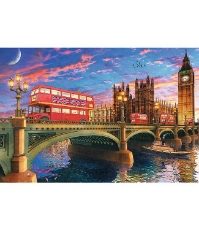 Imagine Puzzle Trefl din lemn 500+1 Obictivele turistice din Londra