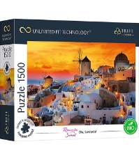 Imagine Puzzle Trefl Uft 1500 Oia Santorini