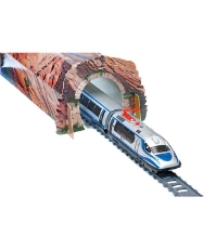 Imagine Trenulet electric High Speed cu statie, indicator de sina si tunel