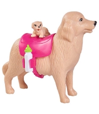 Imagine Papusa Evi Love Dog Sitter 12 cm cu 4 figurine si accesorii