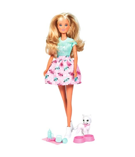 Imagine Papusa Steffi Love, Kitty Love 29 cm cu figurina si accesorii