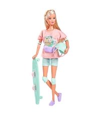 Imagine Papusa Steffi Love Longboard Girl 29 cm cu accesorii