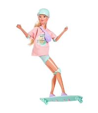 Imagine Papusa Steffi Love Longboard Girl 29 cm cu accesorii