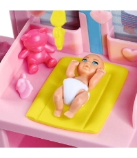 Imagine Papusa Steffi Love Newborn Baby Room 29 cm cu figurina si accesorii