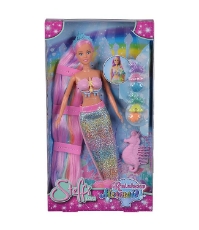 Imagine Papusa Steffi Love Rainbow Mermaid 29 cm cu accesorii