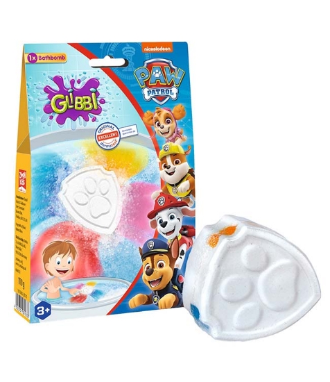 Imagine Bila efervescenta pentru baie Glibbi Paw Patrol Bathbomb