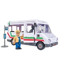 Imagine Autobuz Fireman Sam Trevors Bus cu figurina si accesorii