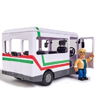Imagine Autobuz Fireman Sam Trevors Bus cu figurina si accesorii