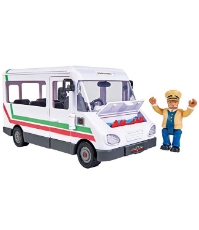Imagine Autobuz Fireman Sam Trevors Bus cu figurina si accesorii