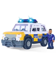 Imagine Masina de politie Fireman Sam Police Car cu figurina Malcolm si accesorii