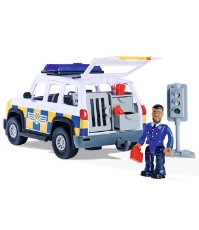 Imagine Masina de politie Fireman Sam Police Car cu figurina Malcolm si accesorii