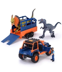Imagine Masina Dino Commander cu 3 figurine