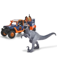 Imagine Masina Dino Commander cu 3 figurine