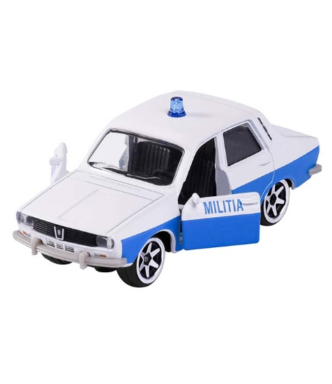 Imagine Masinuta Dacia 1300 militia alb albastru
