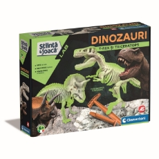 Imagine Descopera dinozaurul T-Rex & Triceraptor Fluo Stiinta si Joaca