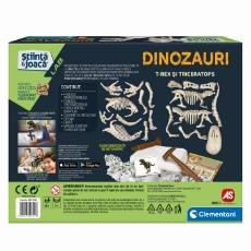 Imagine Descopera dinozaurul T-Rex & Triceraptor Fluo Stiinta si Joaca