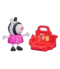 Imagine Peppa Pig figurina   prietenii amuzanti Zebra Zoe 7 cm