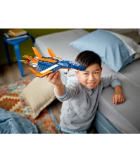 Imagine Lego Creator Avion supersonic 31126