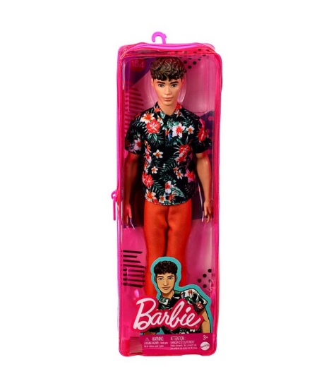 Imagine Papusa baiat Fashionistas cu camasa cu imprimeu topical