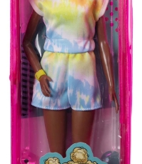 Imagine Papusa Barbie Fashionista cu par afro blond