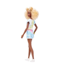 Imagine Papusa Barbie Fashionista cu par afro blond