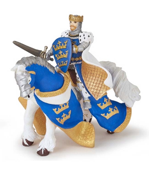 Imagine Figurina Regele Arthur albastru