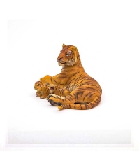 Imagine Figurina tigru cu 3 pui