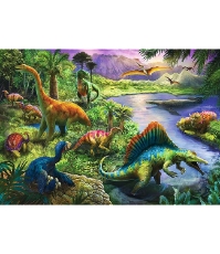 Imagine Puzzle Trefl 200 Lumea dinozaurilor