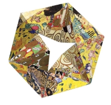 Imagine Joc de pliere design Klimt