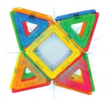 Imagine Set de construit magnetic cu lumina led, Magformers