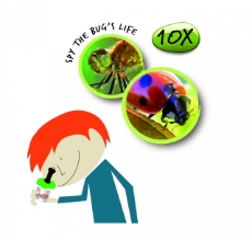 Imagine Cutie cu microscop pentru observarea insectelor,