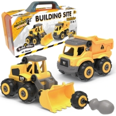 Imagine Kit STEM de construit Vehicule de santier 2 in 1