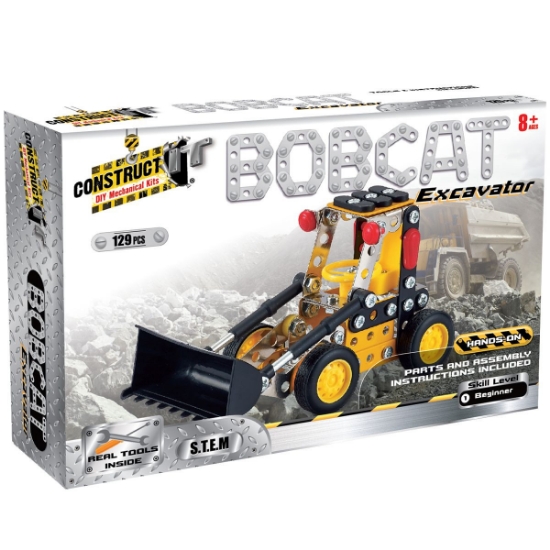 Imagine Kit STEM Excavator Bobcat, nivel incepator