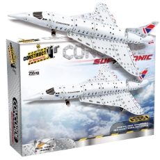 Imagine Kit STEM Concorde supersonic jet, nivel avansat