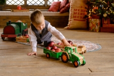 Imagine Jucarii Montessori Tractor cu remorca,