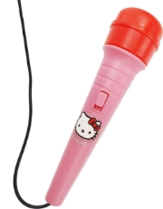 Imagine Set chitara si microfon roz Hello Kitty