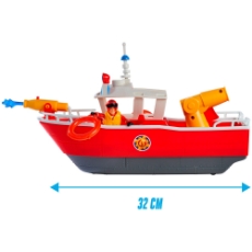 Imagine Barca Fireman Sam Titan Fireboat 32 cm cu figurina si accesorii