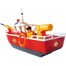 Imagine Barca Fireman Sam Titan Fireboat 32 cm cu figurina si accesorii