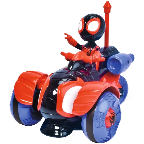 Imagine Masina Jada Toys RC Miles Morales Techno-Racer 1:24 17 cm cu telecomanda