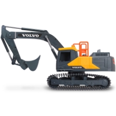 Imagine Excavator Volvo Mining Excavator 60 cm cu telecomanda, lumini si sunete gri