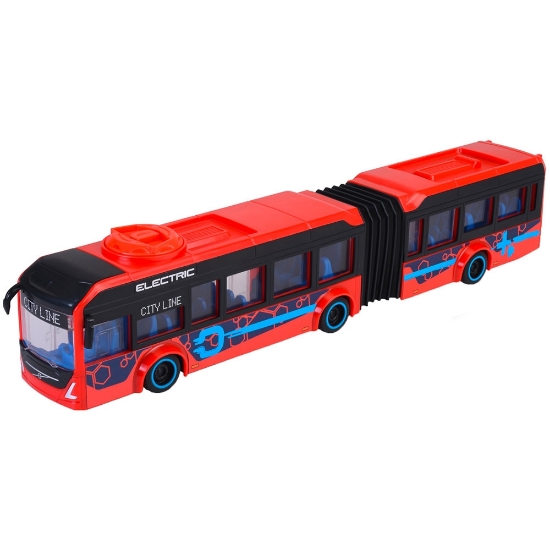 Imagine Autobuz Volvo City Bus 40 cm rosu