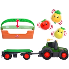 Imagine Tractor ABC Freddy Fruit Trailer 30 cm cu lumini, sunete si accesorii