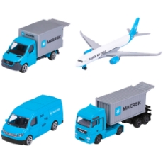 Imagine Set MAERSK Logistic cu 4 vehicule