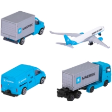 Imagine Set MAERSK Logistic cu 4 vehicule