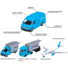 Imagine Set MAERSK Logistic cu 4 vehicule