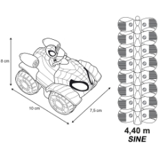 Imagine Pista Spidey FleXtreme Set Spin circuit de curse