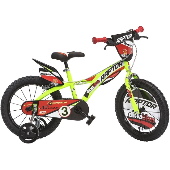 Imagine Bicicleta copii Dino Bikes 14' Raptor galben