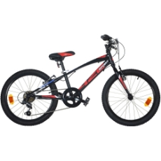 Imagine Bicicleta copii Dino Bikes 20' MTB baieti Sport negru cu 6 viteze