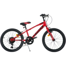 Imagine Bicicleta copii Dino Bikes 20' MTB baieti Sport rosu cu 6 viteze