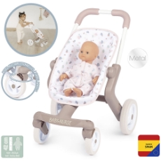 Imagine Carucior sport pentru papusi Baby Nurse Poussette Pop crem